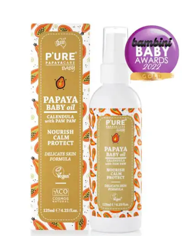 Dầu Massage Cho Bé P’URE Papayacare Baby Papaya Baby 1