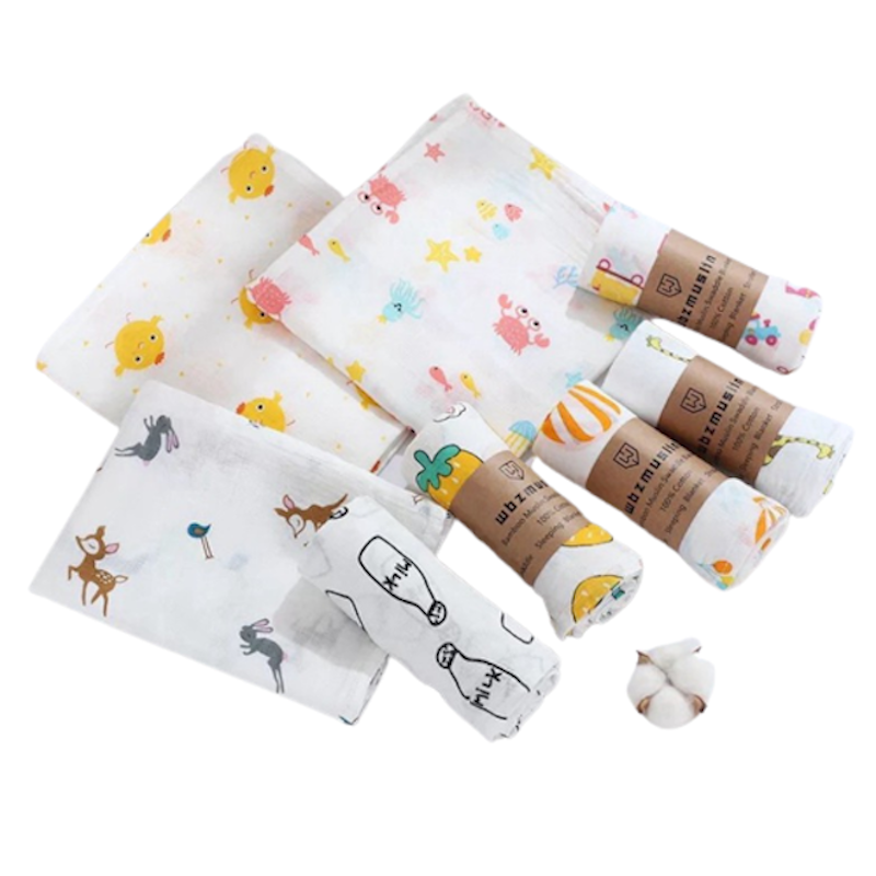 Khăn xô tắm Muslin Swaddle 2