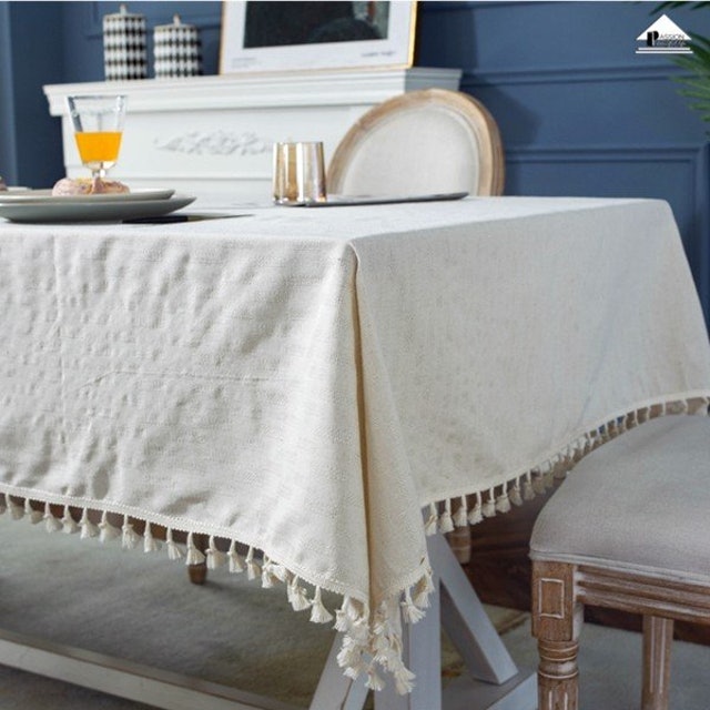 Khăn Trải Bàn Dệt Slub Jacquard 3