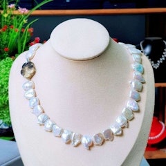 Dây Chuyền Ngọc Trai Nước Ngọt Thiên Nhiên Baron Pearl