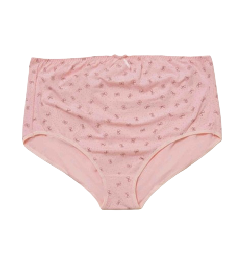 Quần Lót Bầu Cotton Sợi Tre Co&Com Cạp Cao Nơ Chấm Bi 1