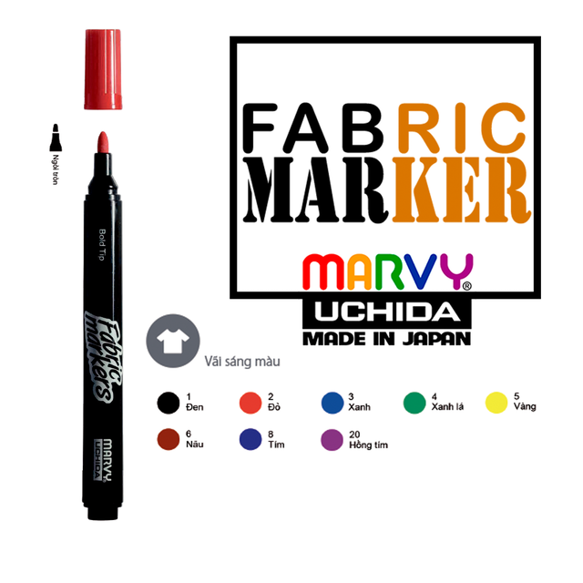 Top 9 Bút Vẽ Vải tốt nhất hiện nay (Artline, Marvy, Posca) 2