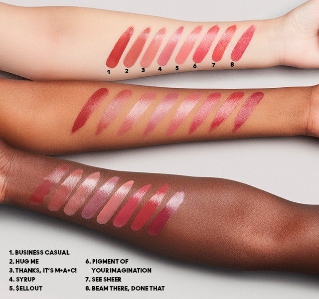 M.A.C Lustreglass Sheer-Shine Lipstick 3