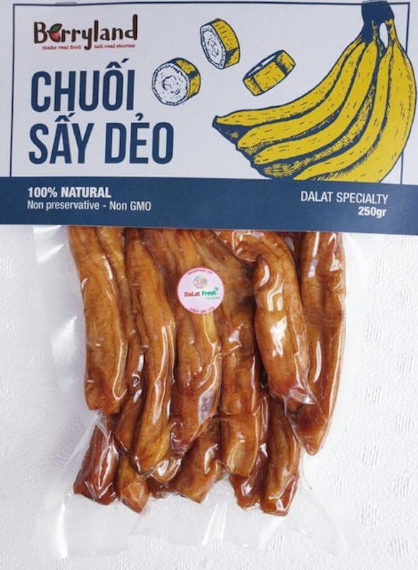 Chuối Laba Sấy Dẻo Berryland 1
