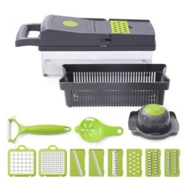 Bộ Dụng Cụ Bào Rau Củ Nắp Tích Hợp 2