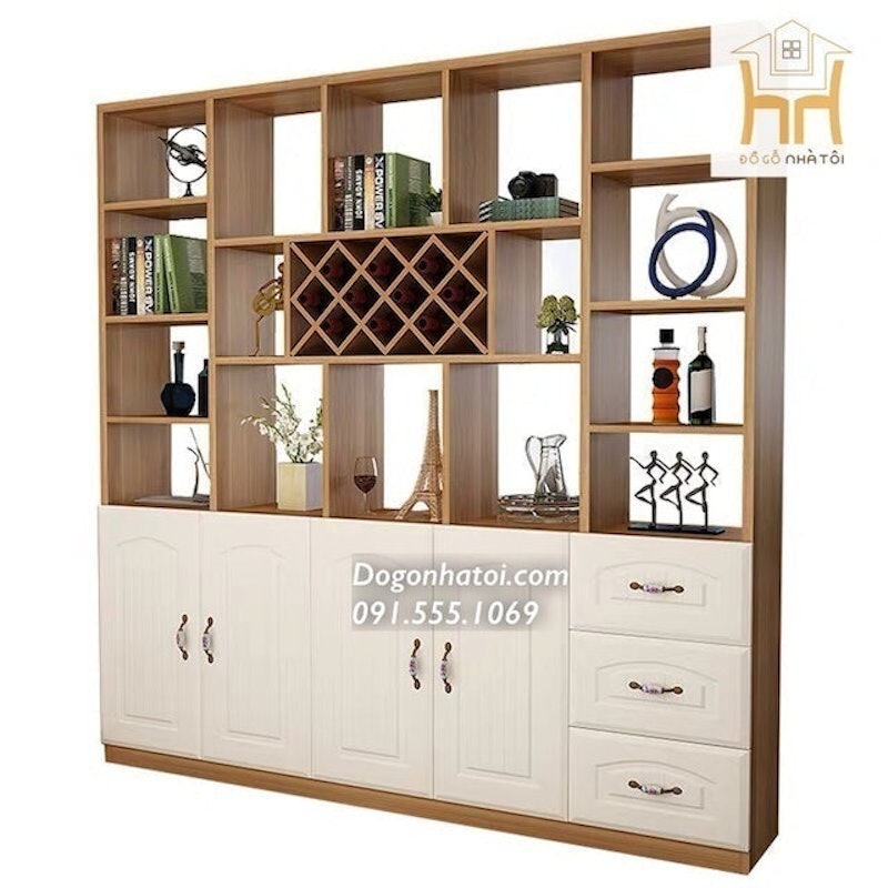 Tủ Rượu Kiêm Vách Ngăn 1