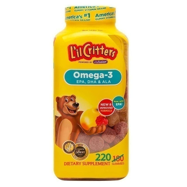 Kẹo Dẻo L'il Critters Bổ Sung Omega 3 1