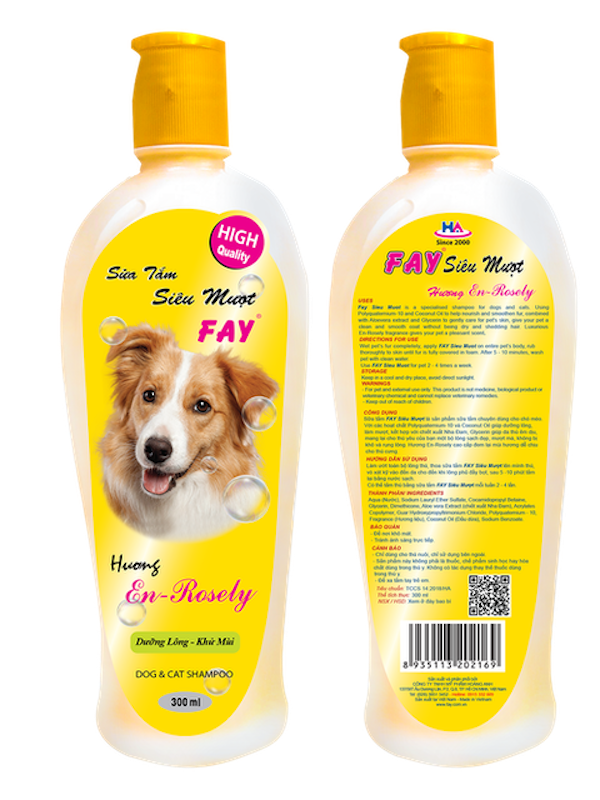 Sữa Tắm Chó Siêu Mượt Fay En-rosely 1