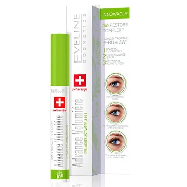 Serum Dưỡng Dài Mi 3 Trong 1 Eveline Advance Volumiére 1