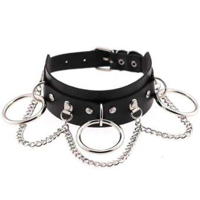 Choker Da Phong Cách Punk 1