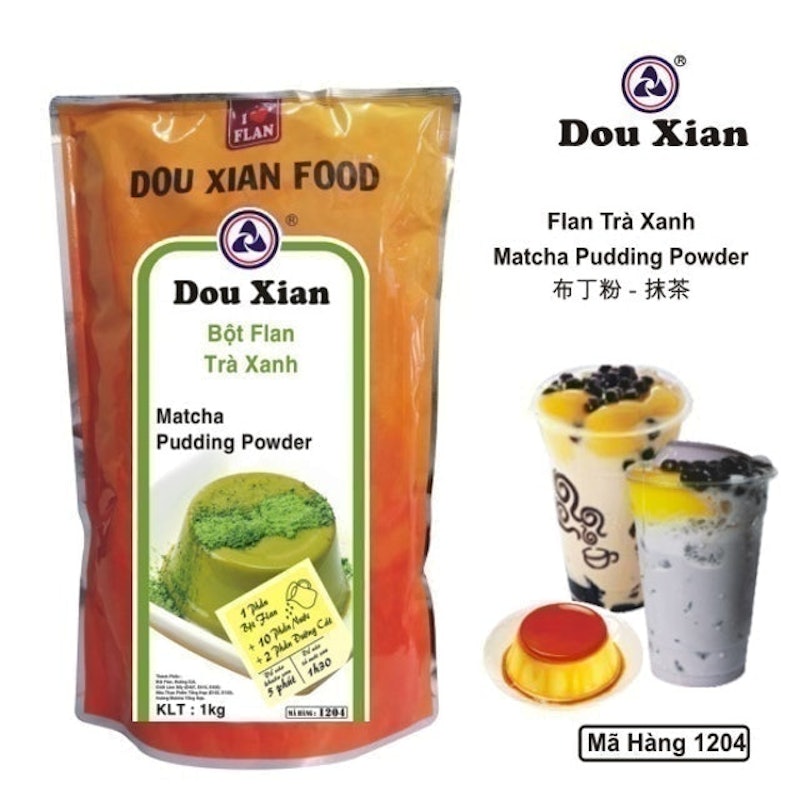 Bột Flan Trà Sữa Dou Xian 2