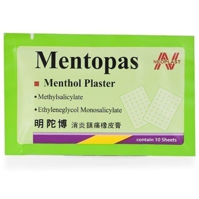 Miếng Dán Giảm Đau Mentopas 1