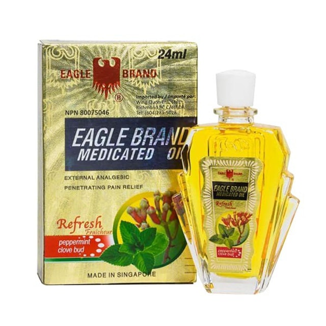 Dầu Gió Trắng Hương Lavender Hiệu Con Ó Eagle Brand  3