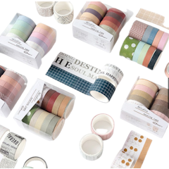 Washi Tape Set 10 Cuộn Trang Trí