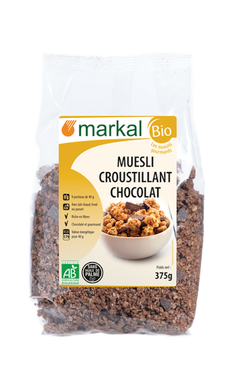 Ngũ Cốc Muesli Sô Cô La Hữu Cơ Markal 1
