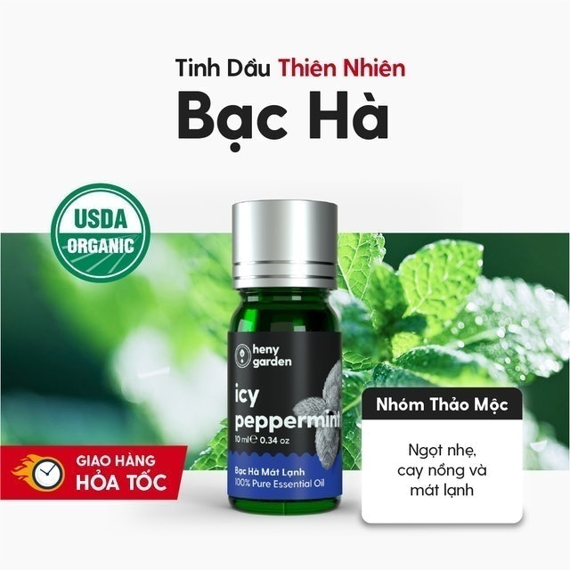 Tinh Dầu Bạc Hà Icy Peppermint 1