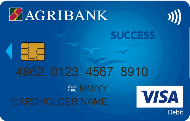 Thẻ Debit Agribank Visa 1