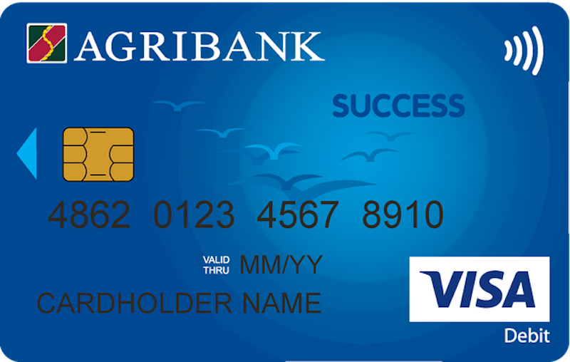 Thẻ Debit Agribank Visa 1