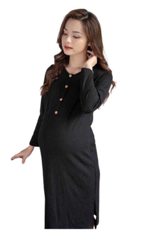 Đầm Bầu Thu Đông Suông 2