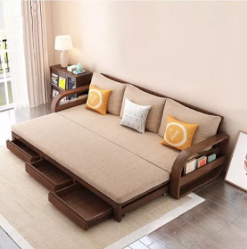 Ghế Sofa Giường Gỗ Đa Năng 1