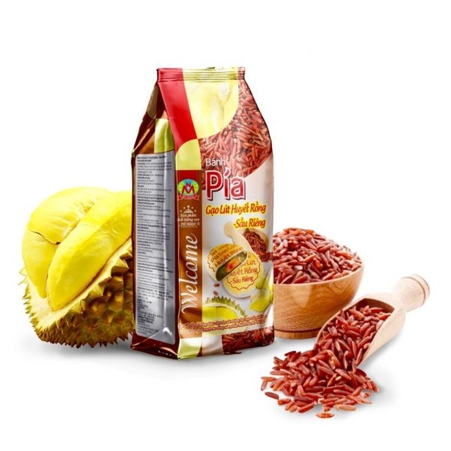 Bánh Pía Gạo Lứt Huyết Rồng Sầu Riêng 1