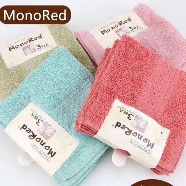Khăn Mặt Mono Red 1
