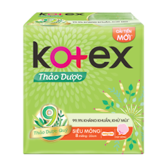 Kotex Thảo Dược Siêu Mềm Có Cánh