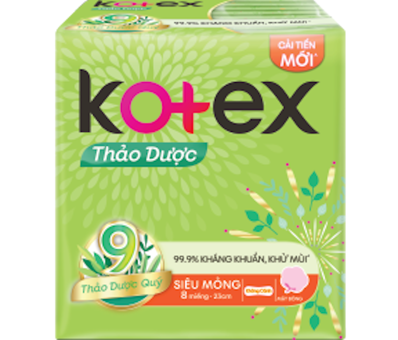 Kotex Thảo Dược Siêu Mềm Có Cánh 1