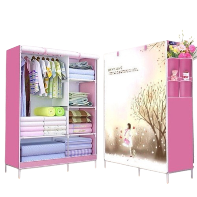 Tủ Vải 3D 2 Buồng 6 Ngăn 2