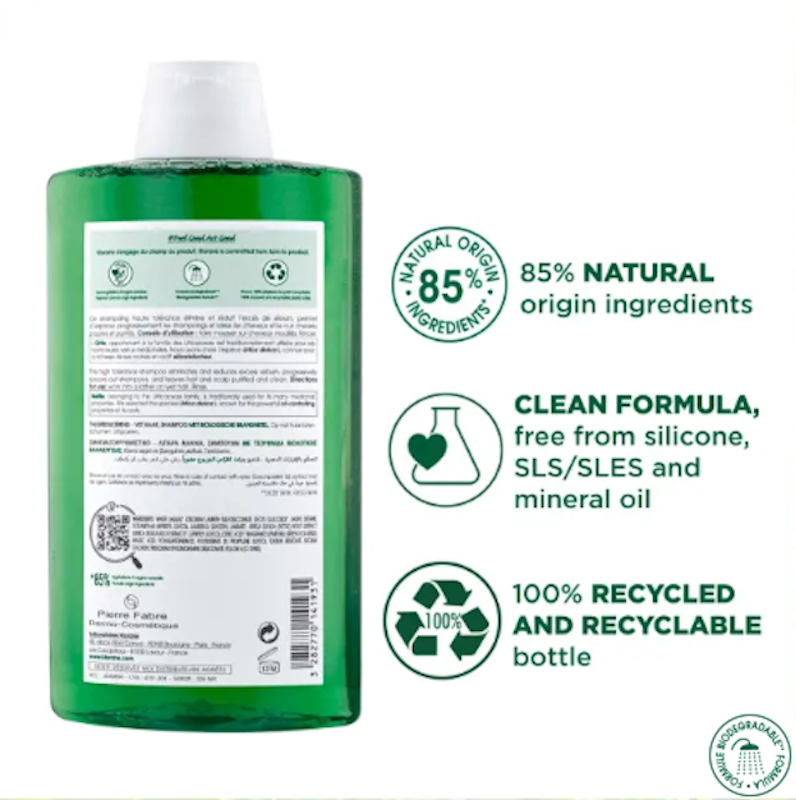 Dầu gội Shampoo With Organic Nettle Cho Tóc Dầu 2