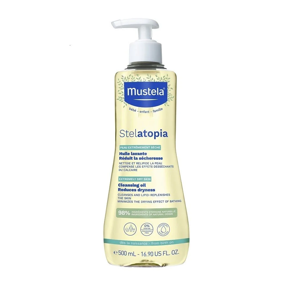 Sữa Tắm Gội Cho Da Chàm Mustela 1