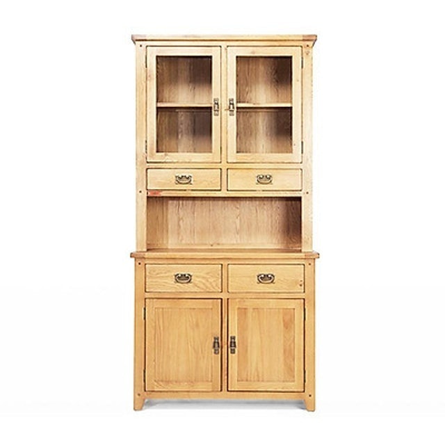 Tủ Bếp Cao 2 Cánh Rustic Gỗ Sồi 1