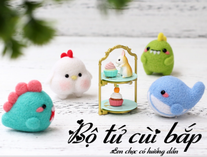 Bộ Len Chọc Bộ Tứ Cùi Bắp 1