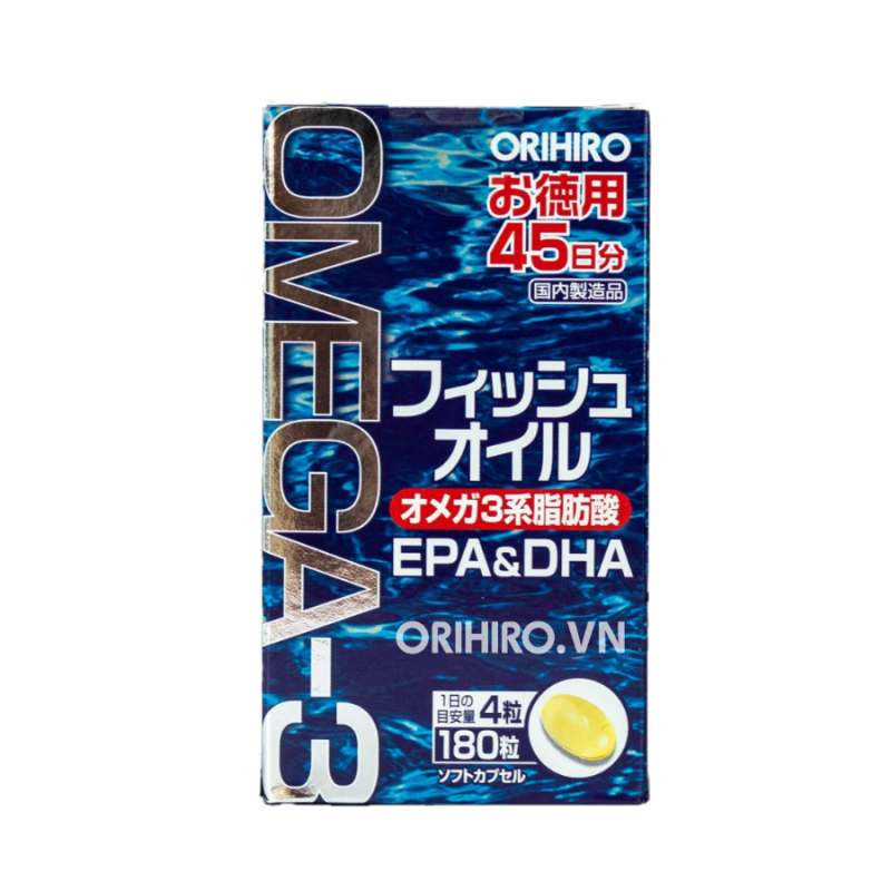 Viên Uống Dầu Cá Omega-3 Orihiro 3