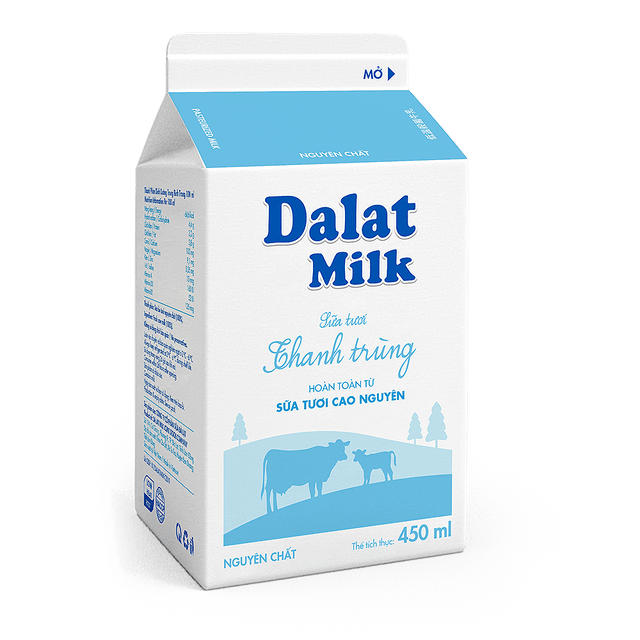 Sữa Tươi Thanh Trùng Nguyên Chất Dalatmilk 4