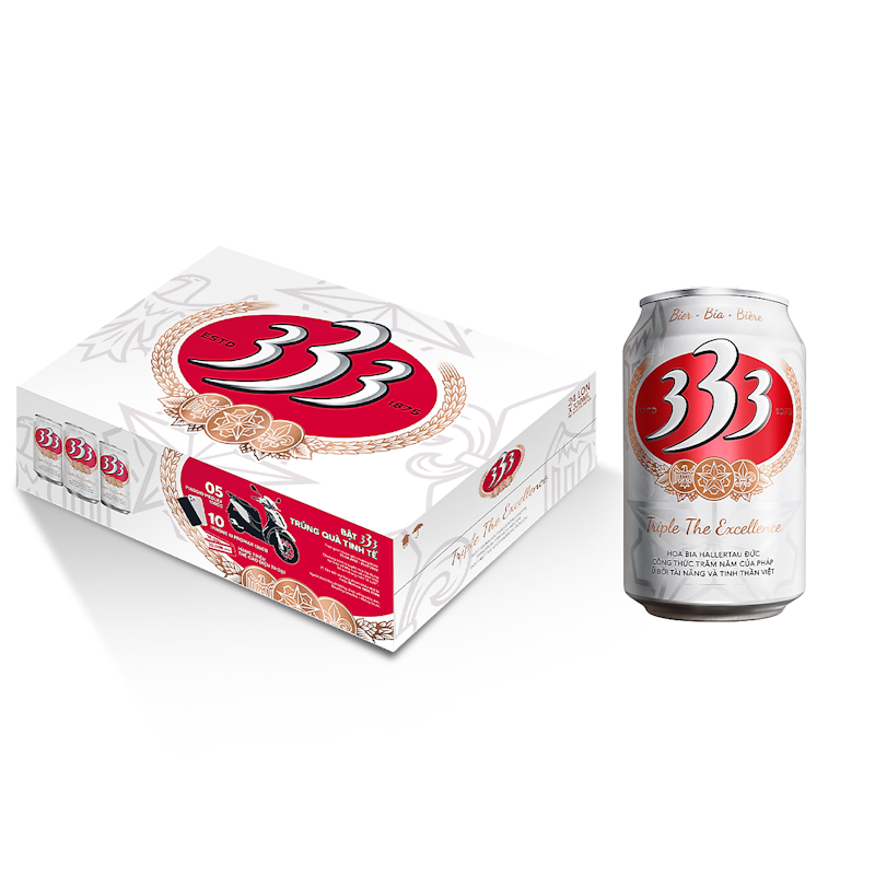 Bia 333 330ml 1