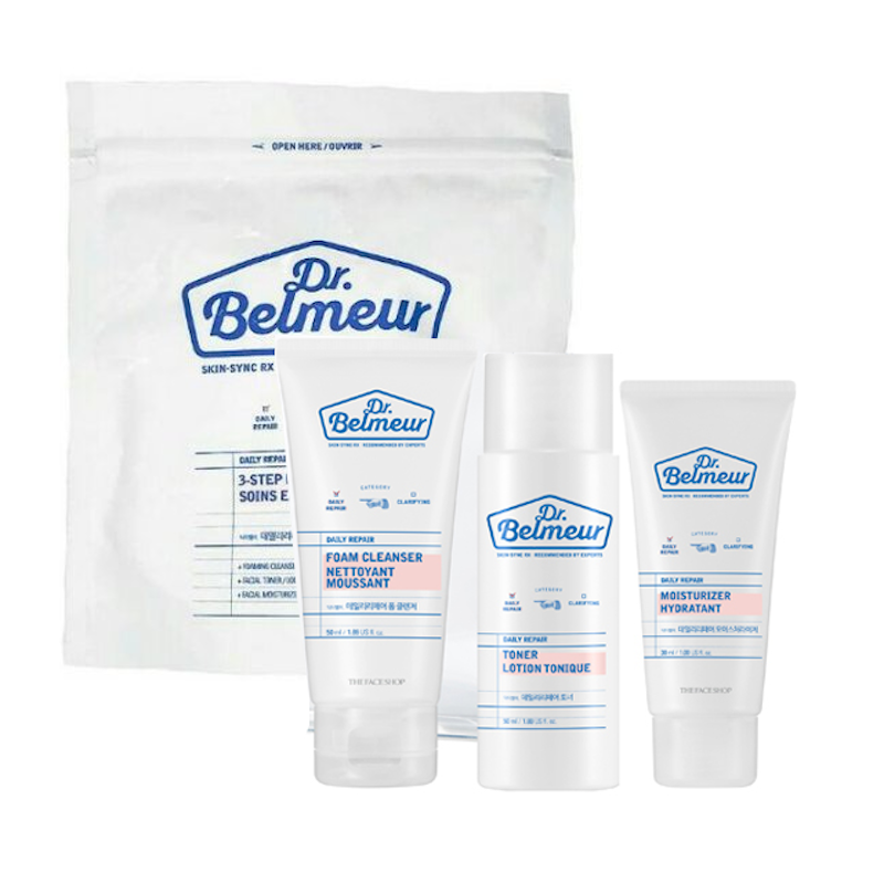 Set Mỹ Phẩm Mini Dr. Belmeur Daily Repair 3-Step Kit 1