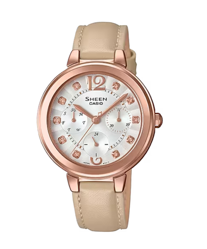 Đồng Hồ Nữ Dây Da Casio 1