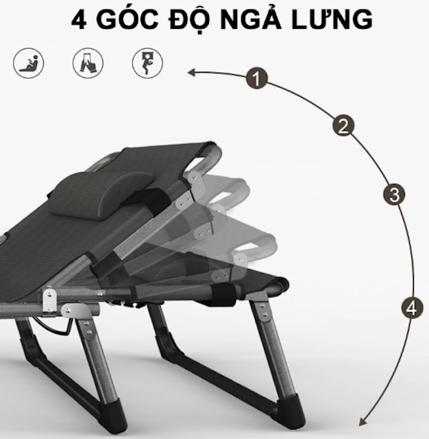 Giường Xếp Gấp Gọn Vango 3