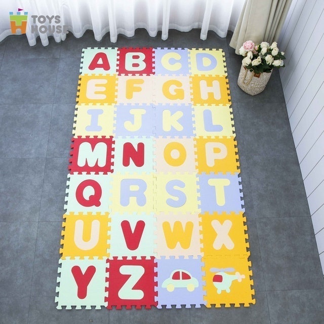 Xốp Lót Sàn Toyhouse Chữ Cái Nhiều Màu Cho Bé 2