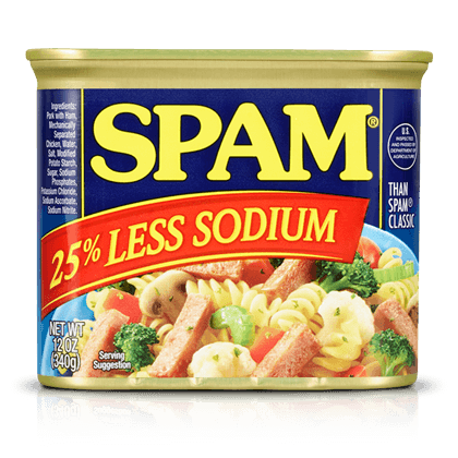 Thịt Hộp Spam 25% Less Sodium 1