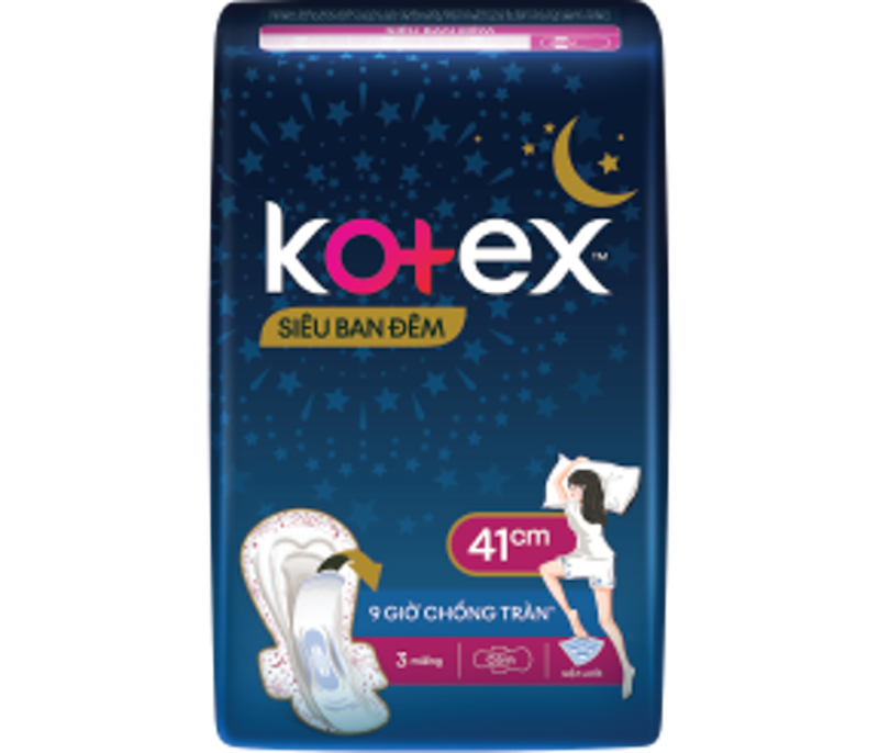 Băng Vệ Sinh Kotex Siêu Ban Đêm Có Cánh 4