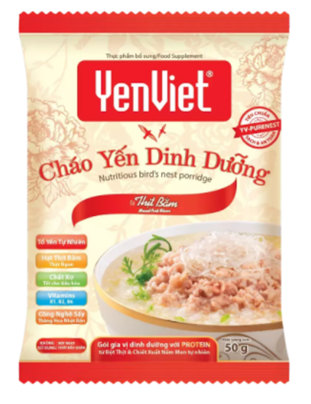 Cháo Yến Thịt Bằm Yến Việt 1