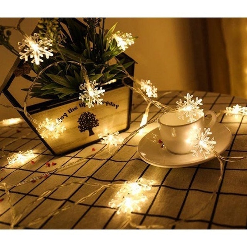 Dây Đèn LED Bông Tuyết Trang Trí Noel 2
