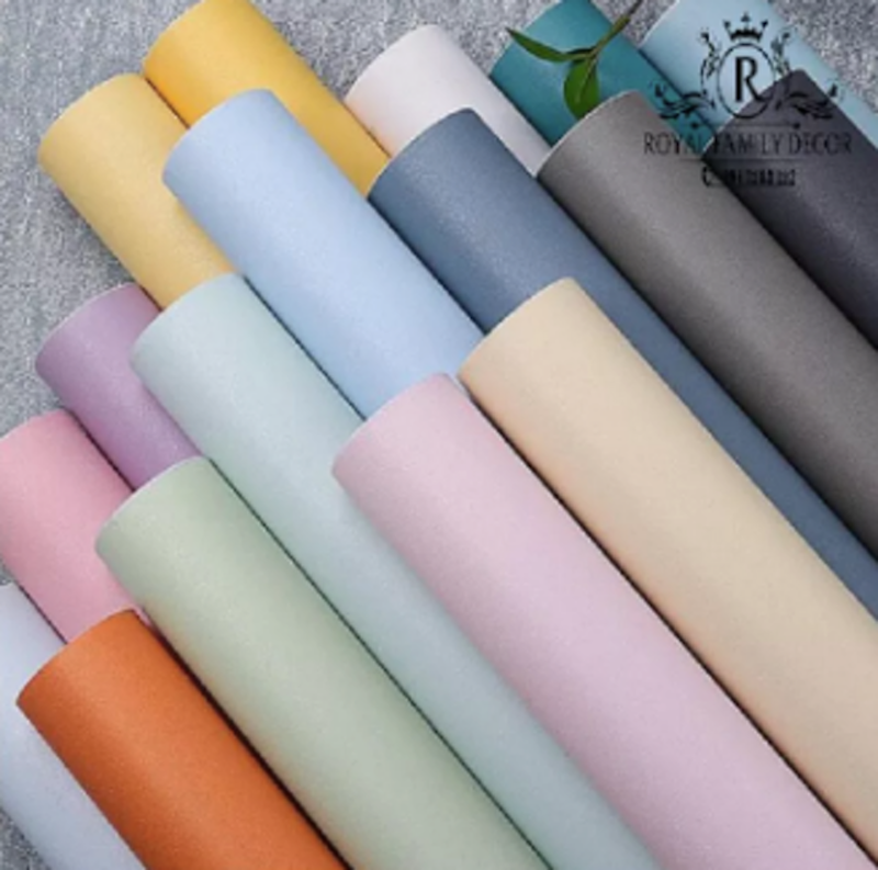 Giấy Dán Tường Màu Trơn Pastel 1