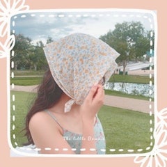 Khăn Turban Voan Hoa Nhí Bownie