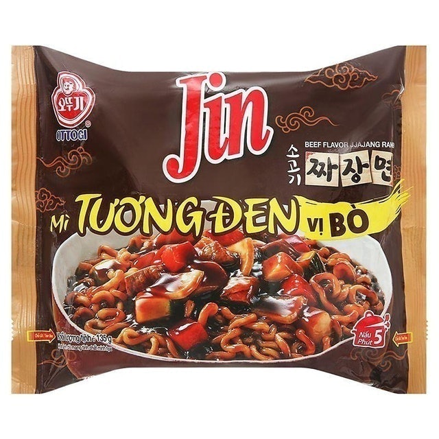 Mì Tương Đen Vị Bò Ottogi Jin Jjajang 1