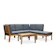 IBIE Bộ Sofa Góc Ngoài Trời Trangan 1