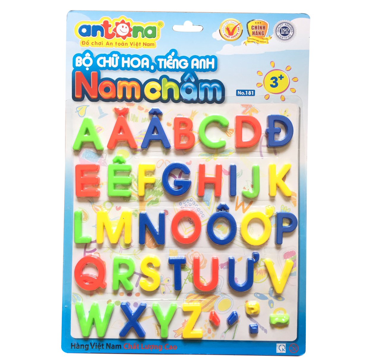 Bảng Chữ Cái In Hoa Nam Châm Antona 1