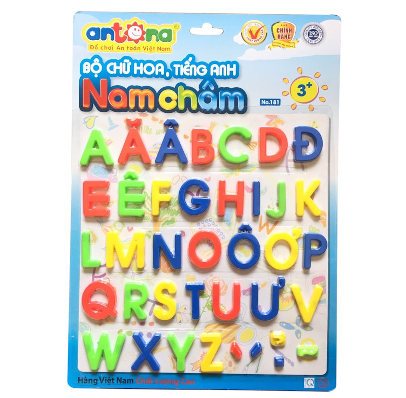 Bảng Chữ Cái In Hoa Nam Châm Antona 1